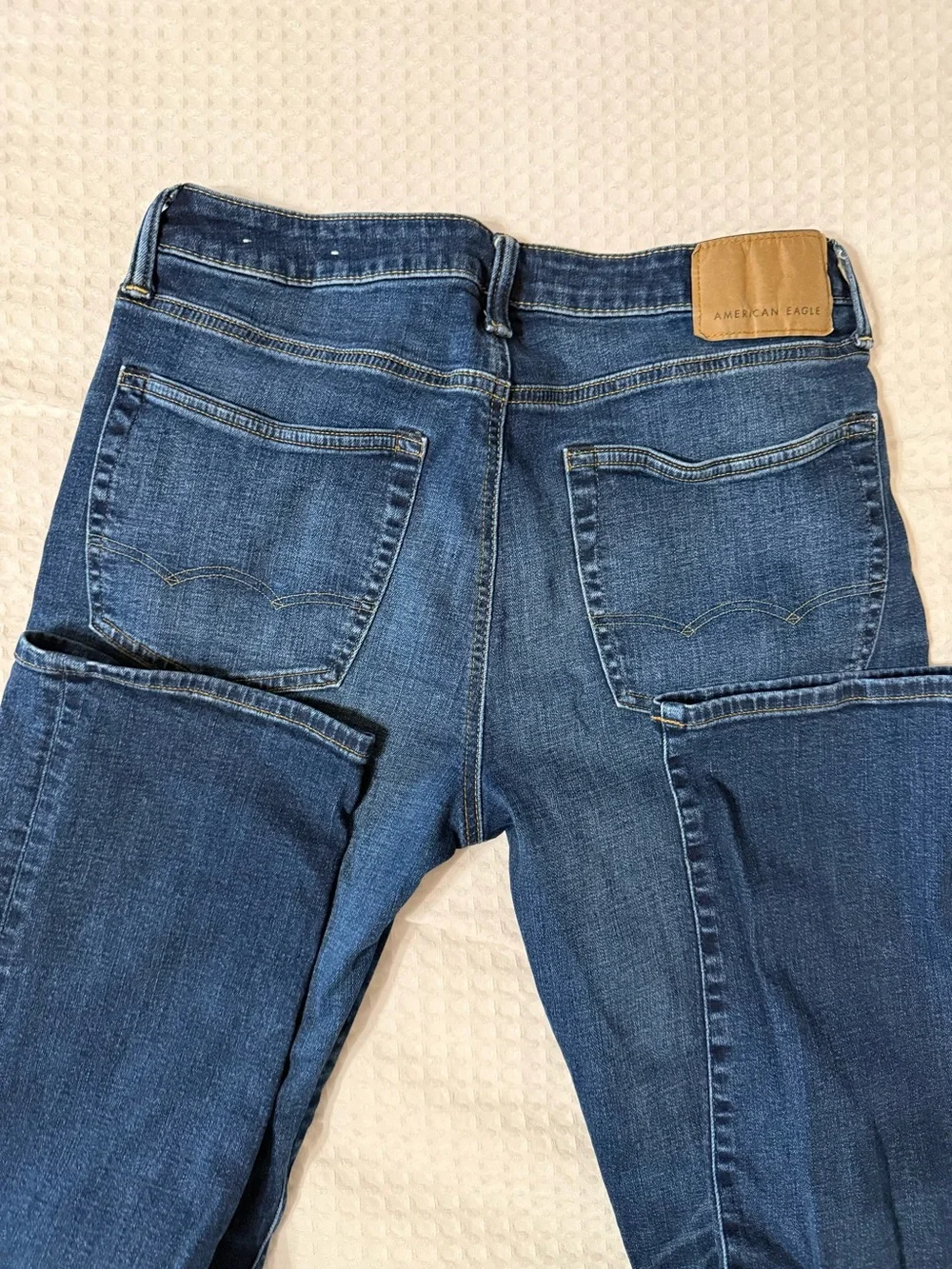 American Eagle Outfitters Men’s Indigo Relaxed Straight Jeans